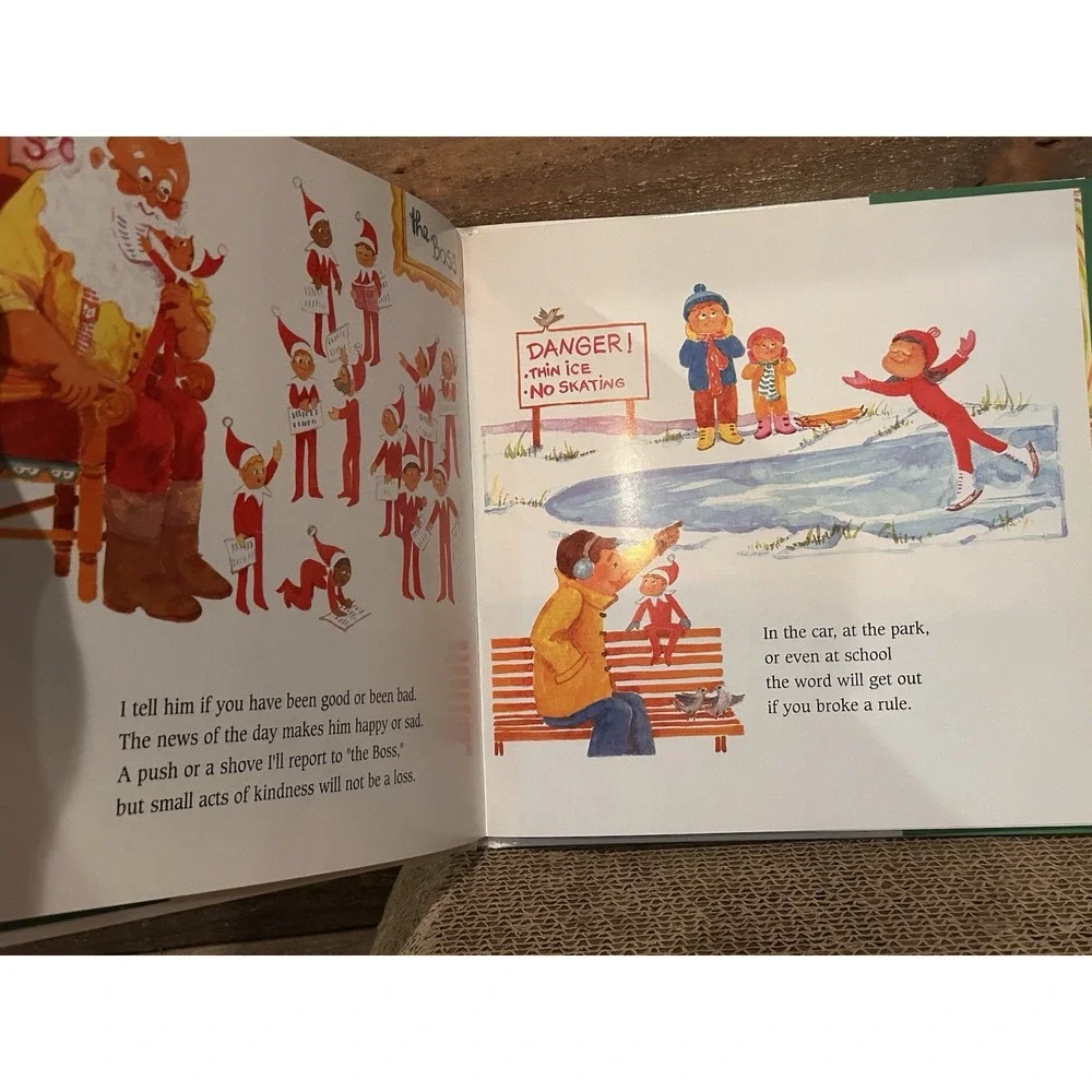 GIRL Elf on the Shelf A Christmas Tradition Book ONLY kids Hardcover Book‎
